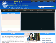 Tablet Screenshot of kpsi.edu.pk